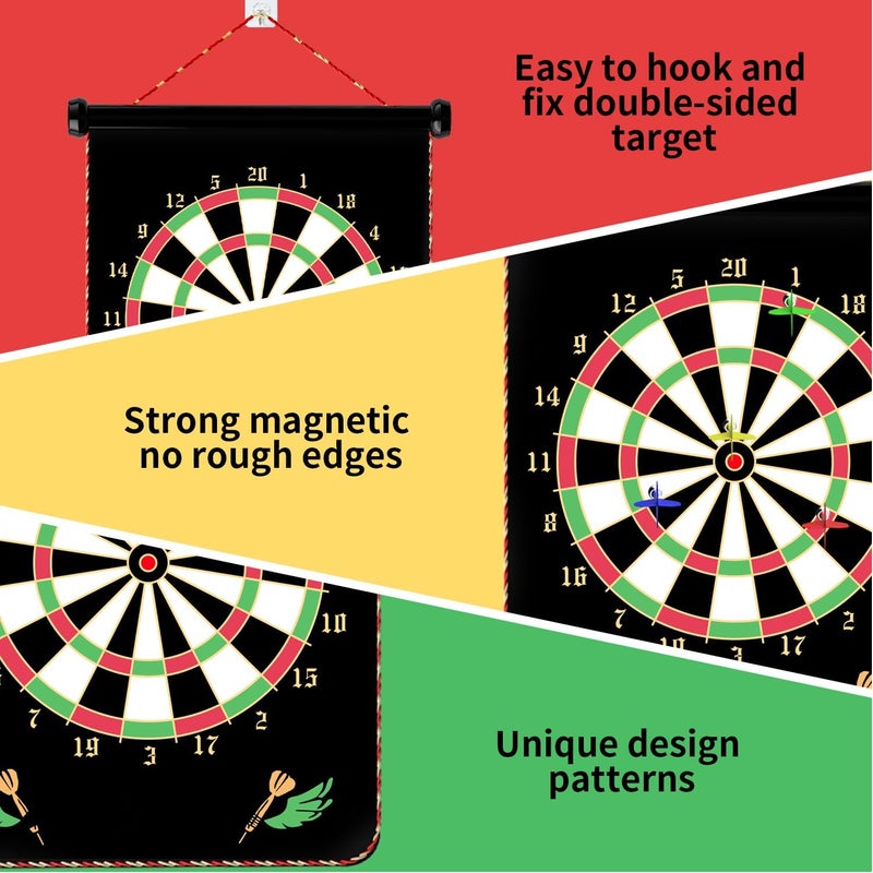 Gitus Magnetic Dart Board Games for Kids with 12 Darts Outdoor Toys for Boys Age 8-13 Cool Stuff Gifts Ideas for Teenage Boy Girls Age 8 9 10 11 12 13 14 15 16 Game Room Decor - Image 5